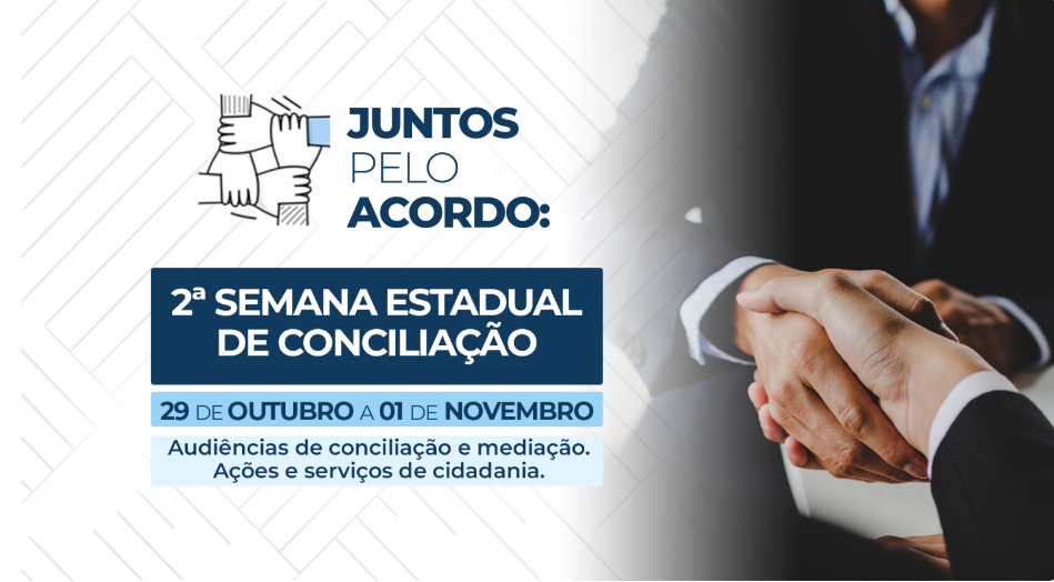 TJBA promove nova edição da Semana Estadual da Conciliação de 29/10 a 1º/11