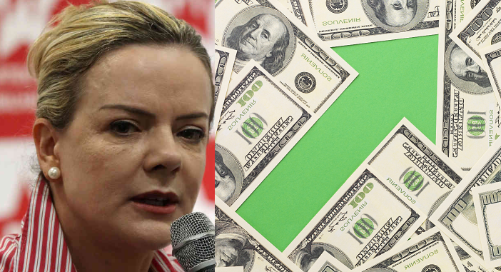 ‘Especulação contra o Brasil’, diz Gleisi sobre a alta do dólar; PT volta a criticar presidente do BC