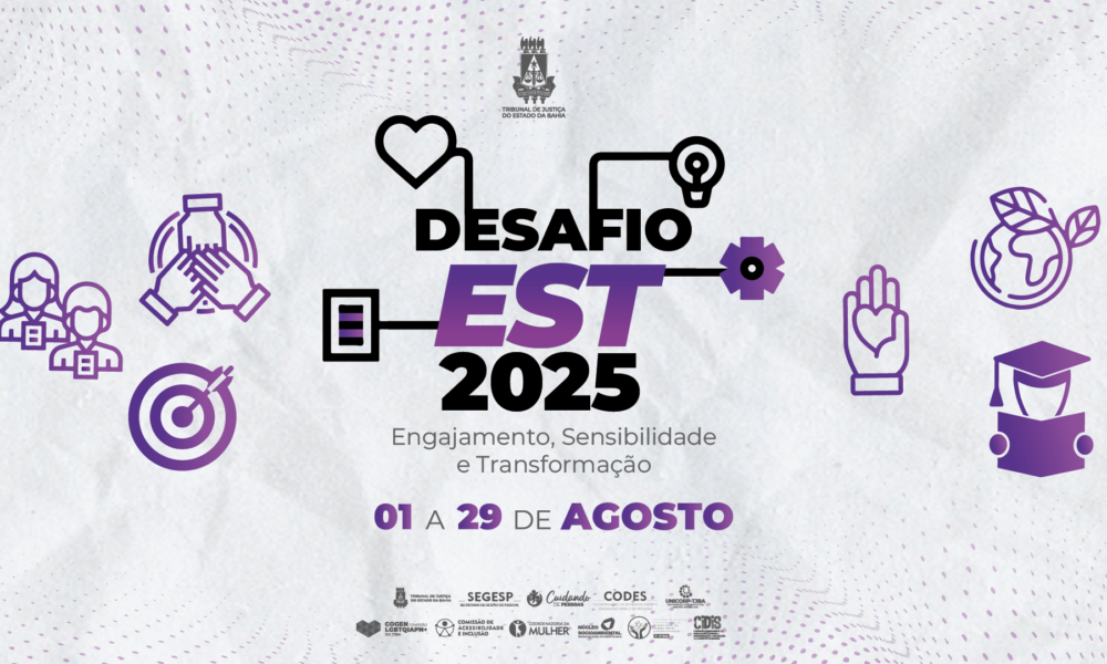 TJBA: Começa a Semana do Estagiário 2025; evento tem como tema central o “Desafio EST”