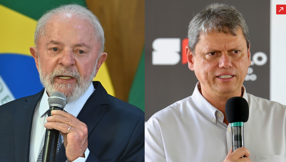 Quaest: Lula teria 43% e Tarcísio, 35% em 2º turno presidencial