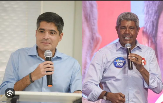 Feira de Santana: ACM Neto tem 45,4% e Jerônimo Rodrigues 28,10%