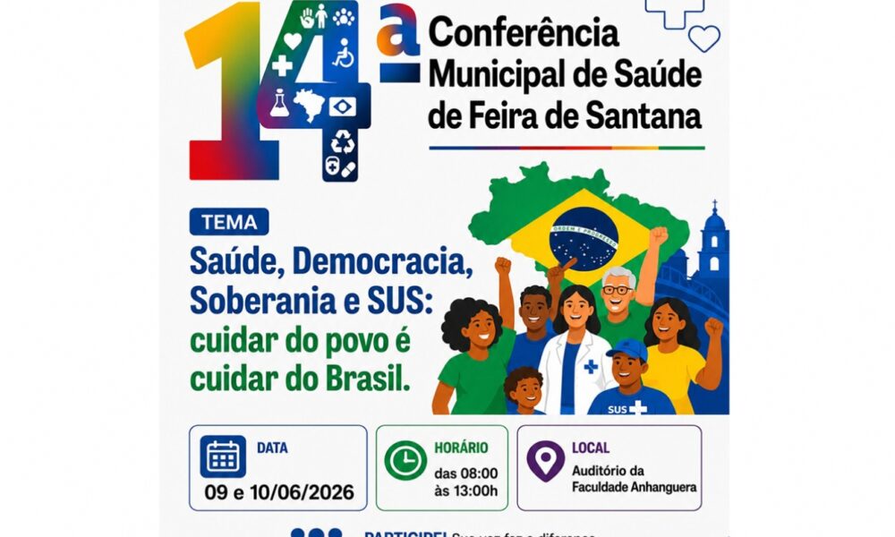 14ª Conferência Municipal de Saúde acontece nesta terça-feira (9) e quarta-feira (10)