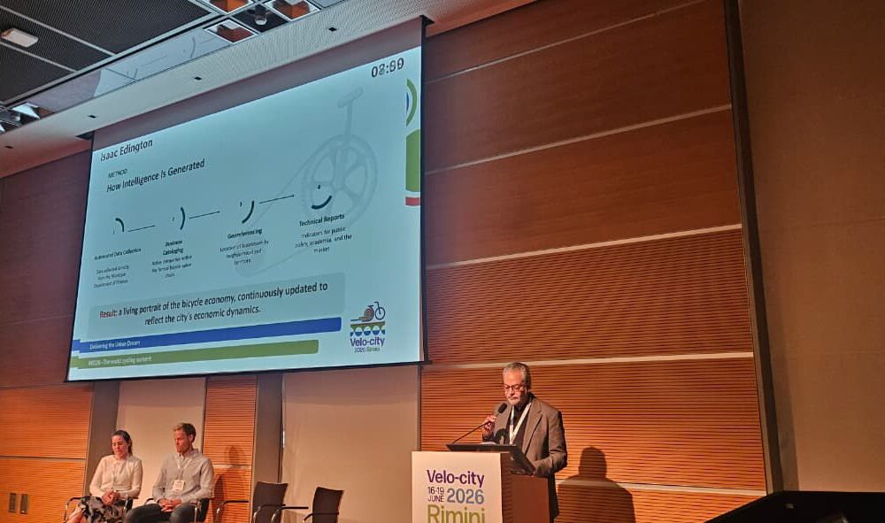 Salvador apresenta na Itália plataforma pioneira que mede a economia da bicicleta