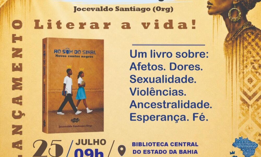 Livro que revela nova geração de escritores baianos será lançado em Salvador