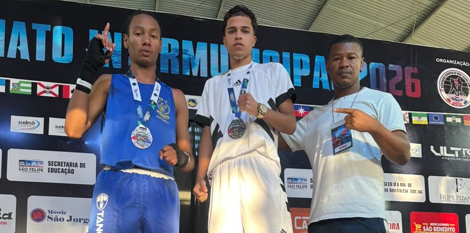 Atletas de Madre de Deus conquistam prata e bronze no Campeonato Intermunicipal de Boxe